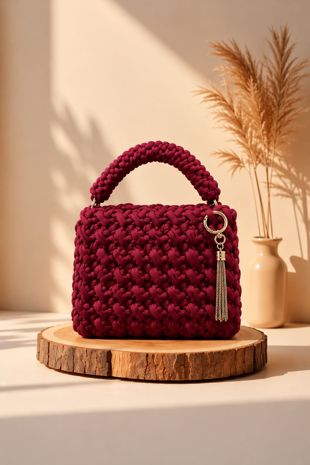Bolsa de Mão Vinho